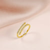 Open Ring for Women, Assorted Gold-Tone and Silver-Tone Butterfly, Bow, Star and Clear Accent Designs