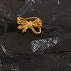 Open Ring for Women, Assorted Gold-Tone and Silver-Tone Butterfly, Bow, Star and Clear Accent Designs