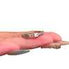 Butterfly and Floral Rings, Silver-Tone Zinc Alloy with Blue Accents and Faux Pearls, Singles or 5-Piece Set