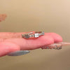 Butterfly and Floral Rings, Silver-Tone Zinc Alloy with Blue Accents and Faux Pearls, Singles or 5-Piece Set