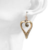 Vintage Earring Sets for Women, Textured Zinc Alloy Hoops and Mixed Shapes, 24-Pair or 25-Pair Options - Product view 4