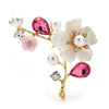 Shell Plum Blossom Flower Brooches For Women Wedding Office Brooch Pins Year Jewelry Gifts - Image 1