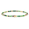 Colorful Beaded Bracelets for Women, Handwoven Design with Copper Alloy Details and Mixed-Color Options - Fb - b25080801e