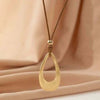 Women's Teardrop Pendant Necklace - Product view 2