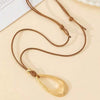 Women's Teardrop Pendant Necklace - Product view 3