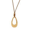 Women's Teardrop Pendant Necklace - Product view 4