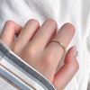 Slim Stacking Ring, Gold-Tone Stainless Steel with Multicolor Accents, Star or Band Design, Sizes 5-10