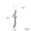 Sword Pendant Necklaces, Stainless Steel Miniature Scimitar and Double-Sword Jewelry Design Options - N01098-01