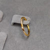 Slim Accent Band Ring, Gold-Tone Stainless Steel, 1314 Design, Sizes 5-10