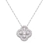 Four-Leaf Clover Pendant, Alloy Design in Gold, Silver or Rose Gold Tone, Necklace and Pendant-Only Options - Product view 5