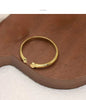Snake-Inspired Ring, Stainless Steel with Adjustable Opening, 4 Designs in Gold-Tone or Silver-Tone
