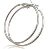 Geometric Circle Hoop Earrings in Gold or Silver Tone, 4–8 cm - Image 5