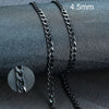 Men's Stainless Steel Cuban Link Chain Necklace in Gold Tone Silver Tone or Black with 50 cm and 60 cm Lengths - Image 12