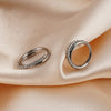 Crystal Hinged Clicker Hoop Ring with 1.2 mm Gauge and 8 mm 10 mm or 12 mm Diameters in Gold or Silver Tone - Image 4