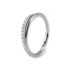 Crystal Hinged Clicker Hoop Ring with 1.2 mm Gauge and 8 mm 10 mm or 12 mm Diameters in Gold or Silver Tone - Image 7