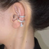 Zirconia and Pearl Clip-On Ear Cuffs for Women, 4 Styles - Image 1