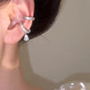Zirconia and Pearl Clip-On Ear Cuffs for Women, 4 Styles - Image 6