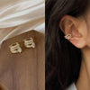 Zirconia and Pearl Clip-On Ear Cuffs for Women, 4 Styles - Image 9