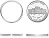 Sterling Silver 2MM High Polish Plain Dome Comfort Fit Wedding Band Ring - view 3