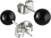 Faux Pearl Stud Earrings 5 Pairs, Stainless Steel Starter Set for Women - view 2