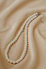 Pearl Necklace for Women Round Faux Pearl Choker Wedding Jewelry with Dainty Beads Adjustable Length Multiple Size Options Bridal Shower Bridesmaid - view 5
