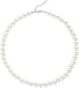 Pearl Necklace for Women Round Faux Pearl Choker Wedding Jewelry with Dainty Beads Adjustable Length Multiple Size Options Bridal Shower Bridesmaid - 10mm White