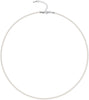 Pearl Necklace for Women Round Faux Pearl Choker Wedding Jewelry with Dainty Beads Adjustable Length Multiple Size Options Bridal Shower Bridesmaid - 2.5mm White