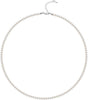 Pearl Necklace for Women Round Faux Pearl Choker Wedding Jewelry with Dainty Beads Adjustable Length Multiple Size Options Bridal Shower Bridesmaid - 4mm White