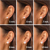 14K Gold Plated Freshwater Cultured Pearl Stud Earrings for Women - view 3