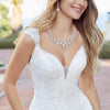 Women's Wedding Statement Necklace Dangle Earring Jewelry - view 2