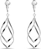 Silver Clip On Earrings For Women, They Look Pierced, Don't Pinch & Won't Fall Off, & Lightweight - main view