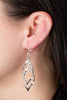 Silver Clip On Earrings For Women, They Look Pierced, Don't Pinch & Won't Fall Off, & Lightweight - view 2