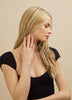 18k Gold Plated Cubic Zirconia Double Cross Ring - view 4