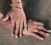 18k Gold Plated Cubic Zirconia Double Cross Ring - view 5