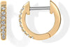 Small Gold Hoop Earrings for Women - 14K Gold Plated Huggie Earring - main view