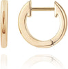 Small Gold Hoop Earrings for Women - 14K Gold Plated Huggie Earring - view 7