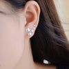 Sterling Silver Earrings for Women: 925 Sterling Silver Round Ball Stud Earrings for Women Multiple Piercing 5 Pairs Tiny Stud Earrings 2mm 3mm 4mm - view 3
