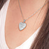 Forever In My Heart Locket Necklace for Women with Silver or Gold - view 3