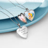 Forever In My Heart Locket Necklace for Women with Silver or Gold - view 4