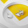 Forever In My Heart Locket Necklace for Women with Silver or Gold - view 5