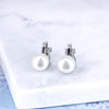 Simulated Freshwater Pearl Clip On Earrings Not Pierced Elegant Stud Jewelry For Women - view 4