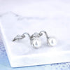 Simulated Freshwater Pearl Clip On Earrings Not Pierced Elegant Stud Jewelry For Women - view 6