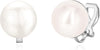 Simulated Freshwater Pearl Clip On Earrings Not Pierced Elegant Stud Jewelry For Women - 10MM-White