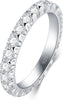 925 Sterling Silver Eternity Band for Oura Ring, 1.5mm/3mm, 4-12 - main view