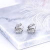 8MM Cubic Zirconia Crystal Clip On Stud Earrings Round Non Pierced Earrings for Women - view 7