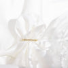 14K Gold Plated Cubic Zirconia Band Round Milgrain Eternity Bands Gold Rings for Women - view 3