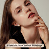 6Pairs Ear Cuffs Climber Hoop Earring CZ Arrow Crawler Stud Earring Jacket for Women - view 3