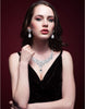 Bridal Teardrop Cluster Crystal Jewelry Set Women - view 5
