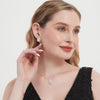 Teardrop CZ Jewelry Set for Women Bride Wedding Prom Gift - view 3