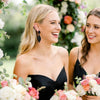 Women's Rhinestone Crystal Wedding Bridal 2 Leaf Drop Dangle Chandelier Earrings - view 3
